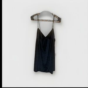 Victoria‎ Secret Women’s Black Velvour Nightgown Short Size S